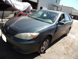 2002 TOYOTA CAMRY LE METALLIC GREEN 3.0L AT Z17669